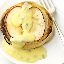 Apple Tarts with Passionfruit