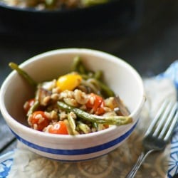 Roasted Vegetable Farro Salad