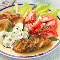 Curried Fried Eggplant