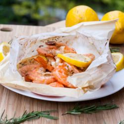 New Orleans Shrimp in Parchment