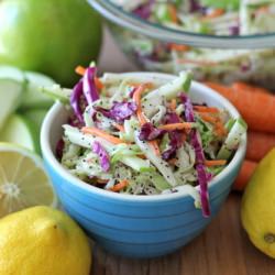 Apple and Poppyseed Coleslaw