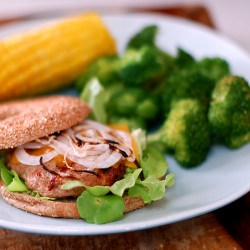 Juicy Grilled Turkey Burgers