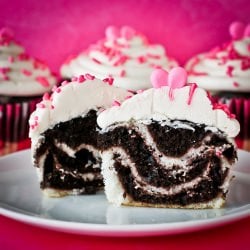 Zebra Stripe Cupcakes