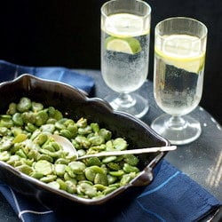 Beans Roasted in Butter and Garlic