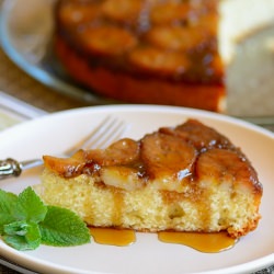 Spiced Banana Upside Down Cake