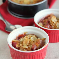 Peach Blueberry Crumble