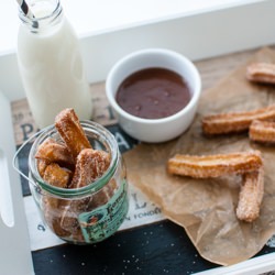 Churros with Chocolate Sauce