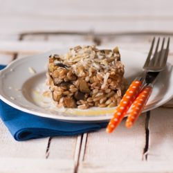 Spelt with Eggplant