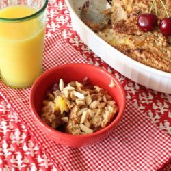 Cherry & Peach Baked Oatmeal