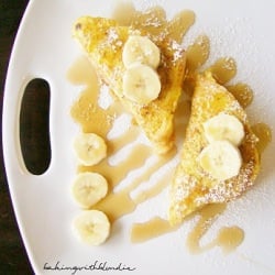 Peanut Butter Banana French Toast