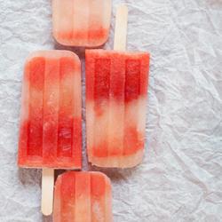 Watermelon-Mint Tequila Ice Pops