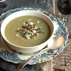 Broccoli and Blue Cheese Soup