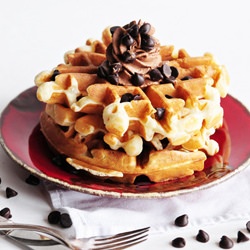 Belgian Cookie Dough Waffles