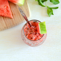 Watermelon & Mint Granita