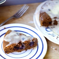 Blueberry Molasses Cake