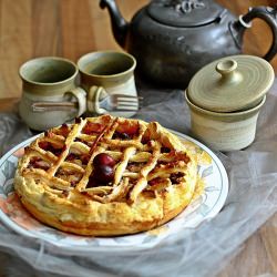 Cherries Cake with Sherry