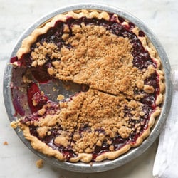 Blueberry Crumble Pie