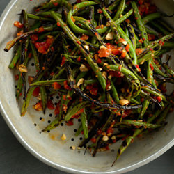 Charred Green Beans