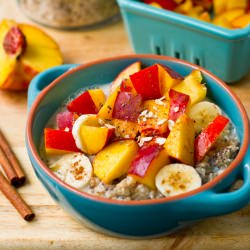 Peach Pie Oatmeal