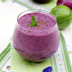 Wild Blueberry, Mint and Flax Seed