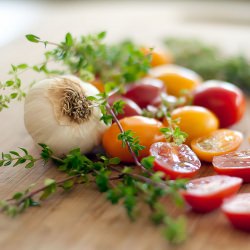 Green Beans and Roasted Tomatoes