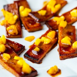 Barbeque Tofu w/ Pineapple & Mango