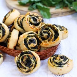 Spinach & Mushroom Pinwheels