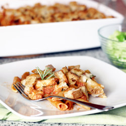 Penne chicken savoury