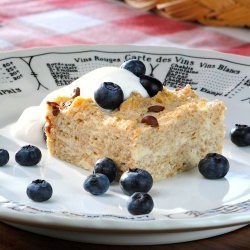 Healthy Custard Bread Pudding