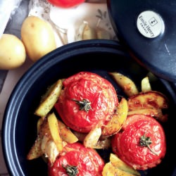 Stuffed Tomatoes and Potatoes