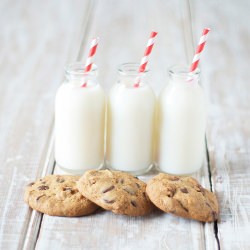 Dark Chocolate and Walnut Cookies