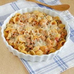 Spinach Casserole with Orecchiette