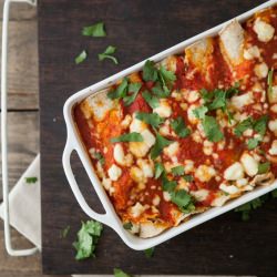 Roasted Corn Enchiladas