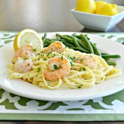 Lemon Shrimp w/ Linguine
