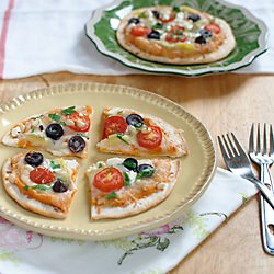Individual Greek Pita Pizza