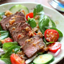 Spicy Basil Beef Salad Recipe