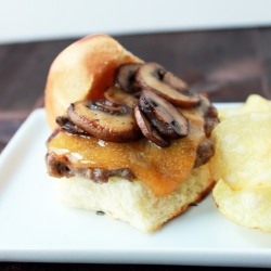 Mushroom Cheddar Sliders