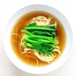 Noodle with Miso and Mushroom Broth