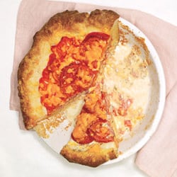 Tomato and Cheddar Pie