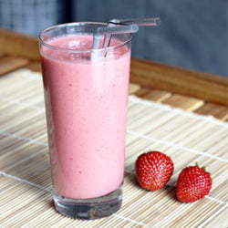 Strawberry melon shake