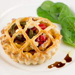 Pepper, Tomato & Feta tart