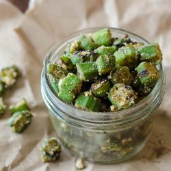Cornmeal-Crusted Okra