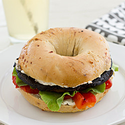 Veggie Bagel Sandwich