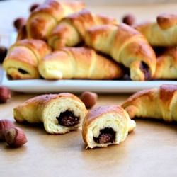 Perfect Croissants with Nutella