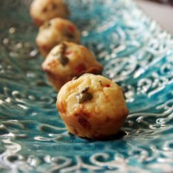Chipotle Cheesy Olive Muffins
