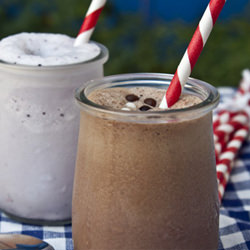 Yogurt & Chocolate Shake Smoothies