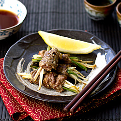 Beef & Enoki Mushroom Rolls