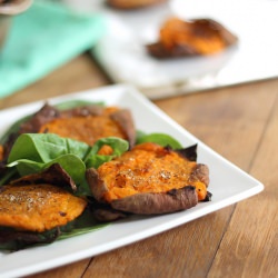 Roasted Smashed Sweet Potatoes