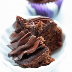 Chickpea Chocolate Cupcake