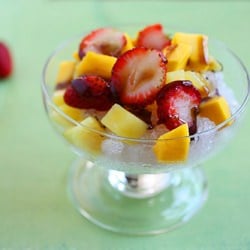 Taiwanese Shaved Ice with Fruit